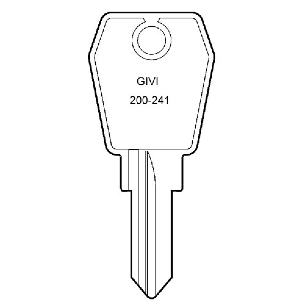 Givi Luggage Box Keys 200 to 400